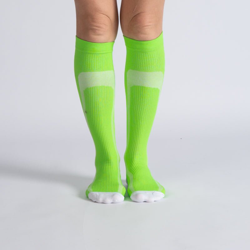 Compression Socks - Green White - ComfortWear