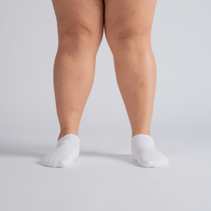 Padded Extra - Stretch Ankle Socks - White - ComfortWear