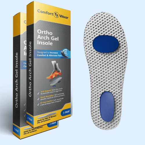 2 - Pack Ortho Arch Gel Insoles - ComfortWear