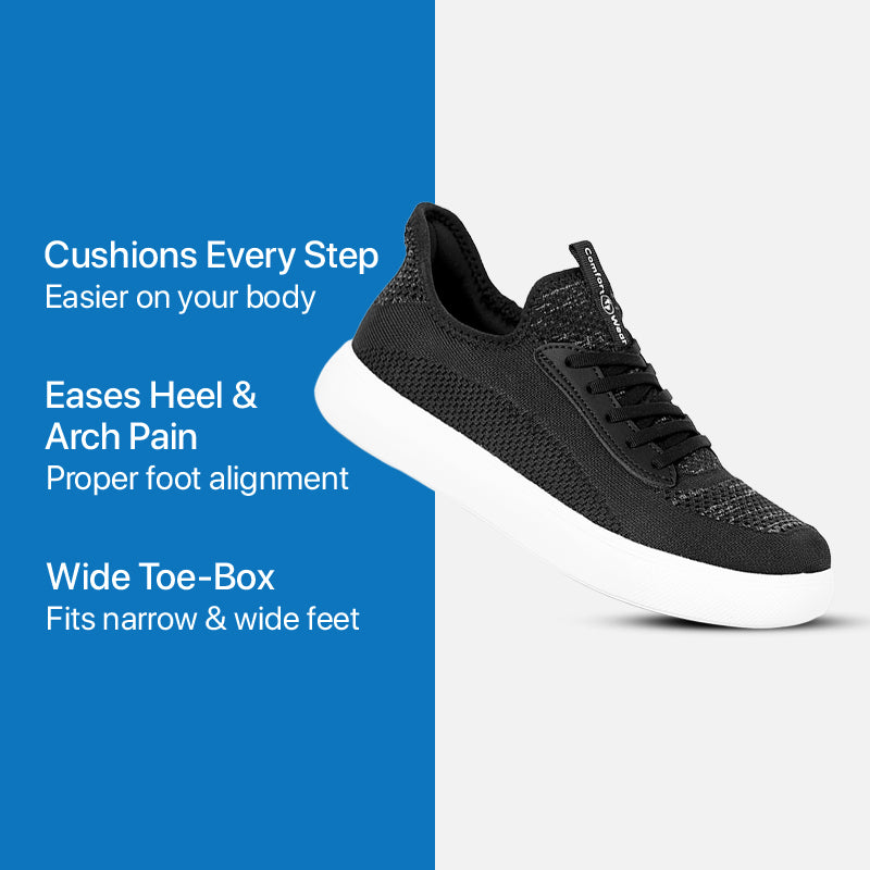 Zapatillas Ortho Performance Max Stretch - Totalmente negras