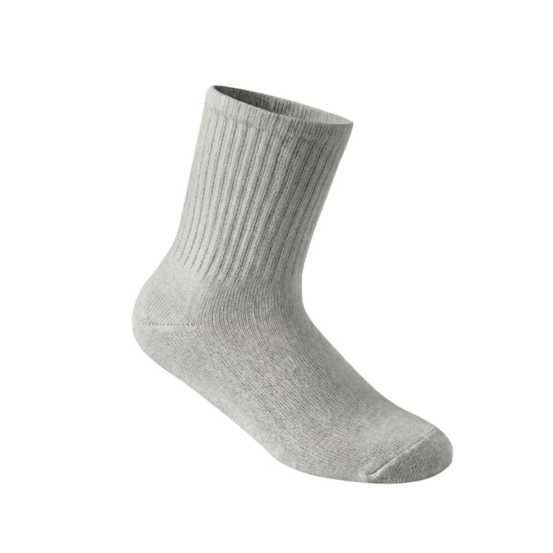 3-Pack Cushioned Socks (Grey)