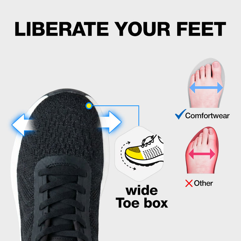 Zapatillas Ortho Performance Max Stretch - Totalmente negras