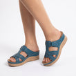 Sandales orthopédiques romaines à coussinets - Bleu
