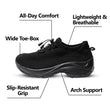 Zapatos con amortiguación elástica Ortho - Negro medianoche