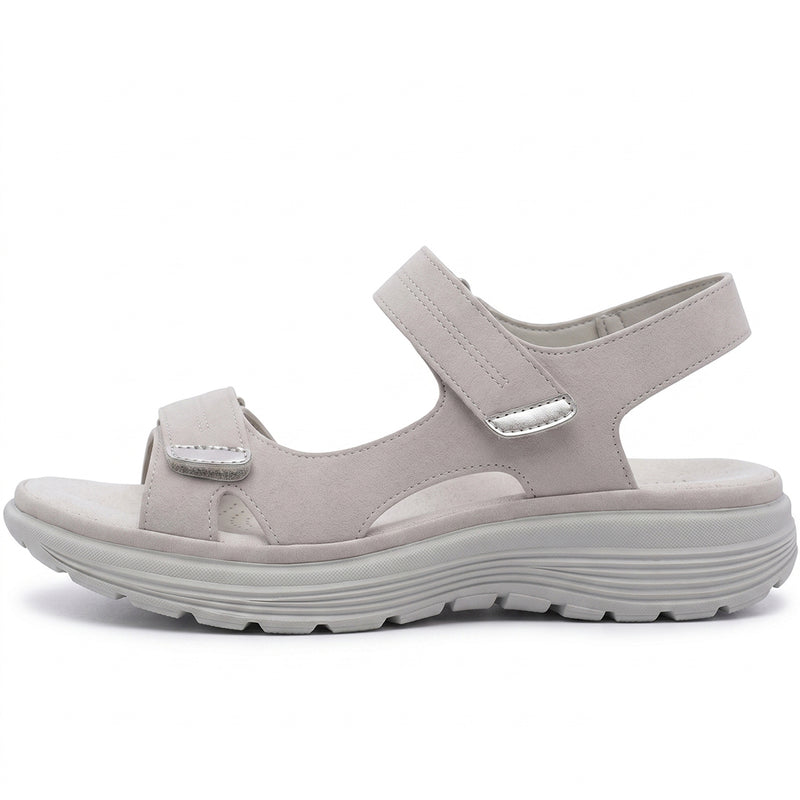 Sandales avec support de voûte plantaire orthopédique - Gris