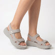 Sandales avec support de voûte plantaire orthopédique - Gris