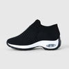 Breathable No-Tie Stretch Shoes - Black White