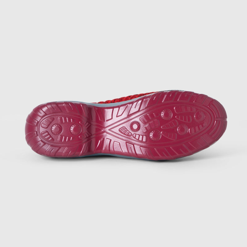 Breathable No - Tie Stretch Shoes - Red - ComfortWear