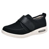 Zapatos anchos elásticos sin cordones Kloud con cierre ajustable - Negro