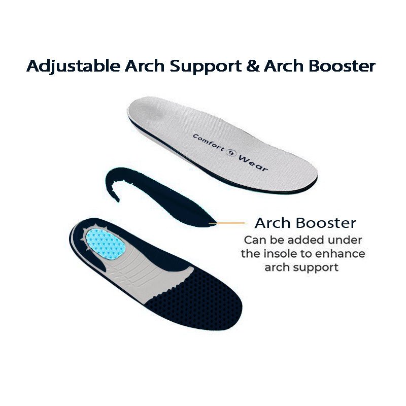 Ortho Arch Support Sandals - Black - ComfortWear