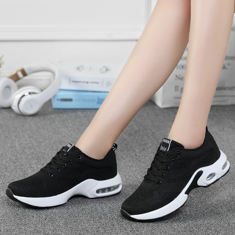 Ortho Cushion Go-Running Shoes - Black - ComfortWear